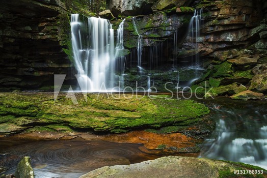 Picture of BLACKWATER FALLS STATE PARK WVUSA - JUNE 30 2016 A long expo